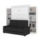 Bestar Versatile Queen Murphy Bed, Two Storage Units And A Sofa (115 in) 40781-000017 - alternate 3